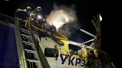 На Волині внаслідок російського удару загорівся тепловоз
