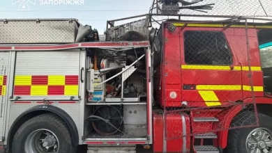 У передмісті Запоріжжя дрон РФ вдарив по пожежно-рятувальному авто, поранено чотирьох