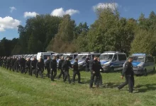 Біля військового аеродрому Бундесверу у Вунсторфі впав дрон, поліція проводить операцію
