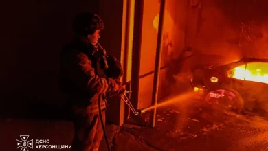 У Херсоні рятувальники ліквідували пожежу після удару російського FPV-дрона