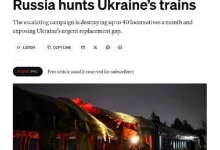 Politico: РФ посилила атаки дронами на українські потяги, «Укрзалізниця» щомісяця втрачає до 40 локомотивів