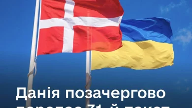 Данія оголосила позачерговий 31-й пакет військової допомоги Україні на 275 млн доларів