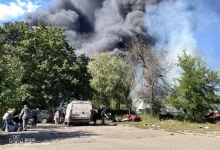 Авіаудар по Краматорську: поранено двох людей, знищено пожежу в закладі освіти