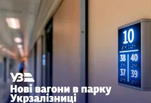 Український перевізник отримав шість нових пасажирських вагонів з посиленими батареями