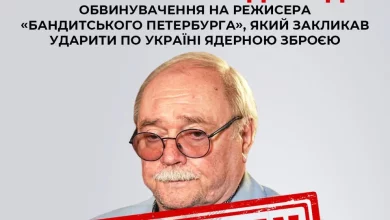 СБУ передала до суду справу проти російського режисера Володимира Бортка