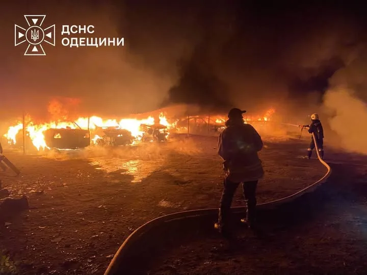 Російська атака на Одещині пошкодила притулок для тварин і понад два десятки авто
