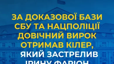 Довічне ув’язнення отримав кілер, який застрелив Ірину Фаріон у Львові
