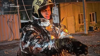 На Київщині локалізували пожежу після атаки рф на промислове підприємство