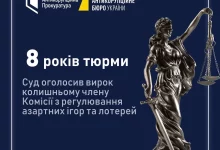ВАКС засудив до 8 років ув’язнення ексчлена КРАІЛ за хабар у гральному бізнесі