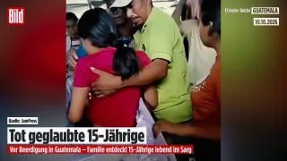 У Гватемалі 15‑річна Юлейді Ішкотояк прокинулася в труні під час власного прощання