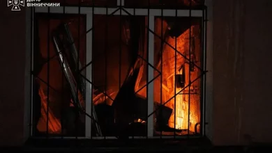 На Вінниччині РФ атакувала обʼєкт залізничної інфраструктури, сталася масштабна пожежа
