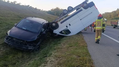 На трасі S17 в Польщі українець з причепом-лаветою злетів у кювет і отримав штраф