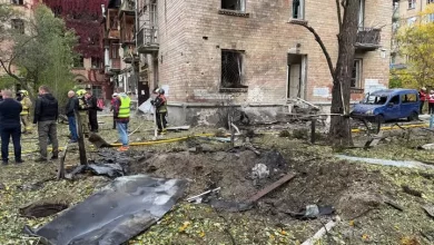 У Печерському районі Києва через обстріл РФ постраждали п’ятеро людей