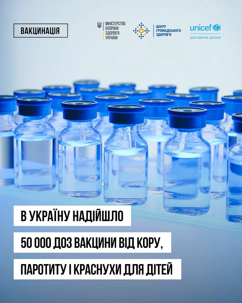 В Україну надійшло 50 тис.