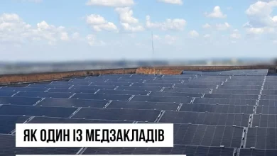 На Хмельниччині медзаклад встановив сонячну електростанцію потужністю 143 кВт