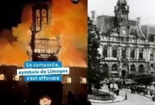 У Ліможі підпалили історичну мерію, обвалилася 43-метрова дзвіниця