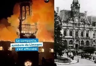 У Ліможі підпалили історичну мерію, обвалилася 43-метрова дзвіниця