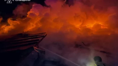 У Сумах через атаку рф загорівся багатоквартирний будинок