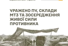 Сили оборони України вразили пункти управління, склади МТЗ та живу силу окупантів на трьох напрямках