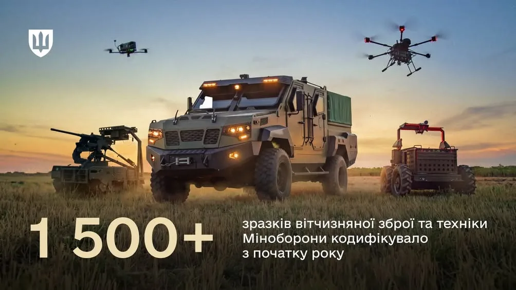 Міноборони у 2026 році різко збільшило частку українського озброєння