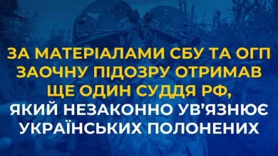 СБУ та Офіс Генпрокурора заочно повідомили про підозру судді рф Терентьєву
