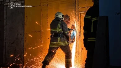 Російська атака на Житомирщині спричинила пожежу та пошкодження будівель