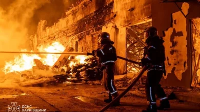 Нічна атака БпЛА по Харкову: п’ятеро поранених і масштабна пожежа