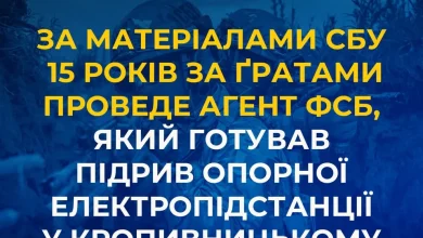 Агент фсб, який готував підрив електропідстанції у Кропивницькому, засуджений до 15 років